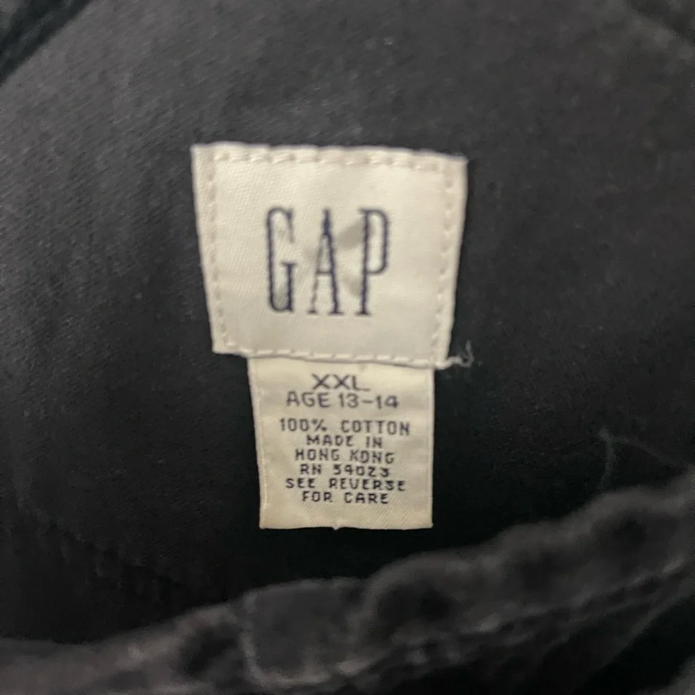 Vintage Gap Kids Cotton Velvet Overalls Black XXL